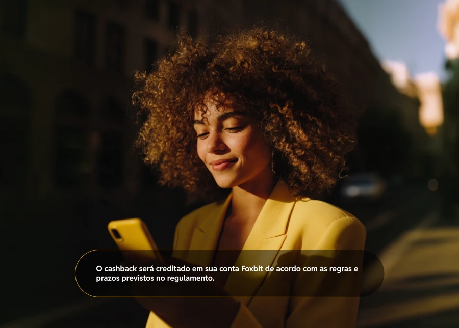 Cliente acompanhando a compra de XAUt pelo app