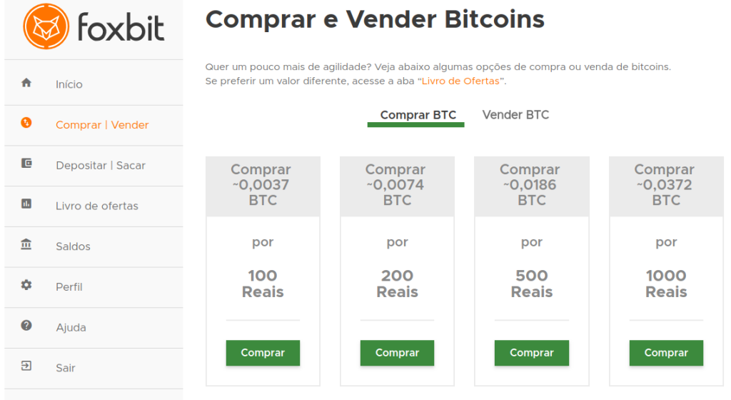 comprar e vender bitcoin