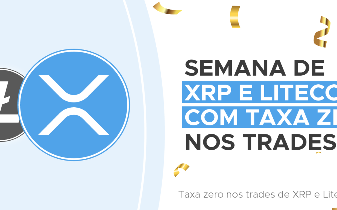 Foxbit party: XRP + Litecoin com taxa zero nos trades (maker e taker)