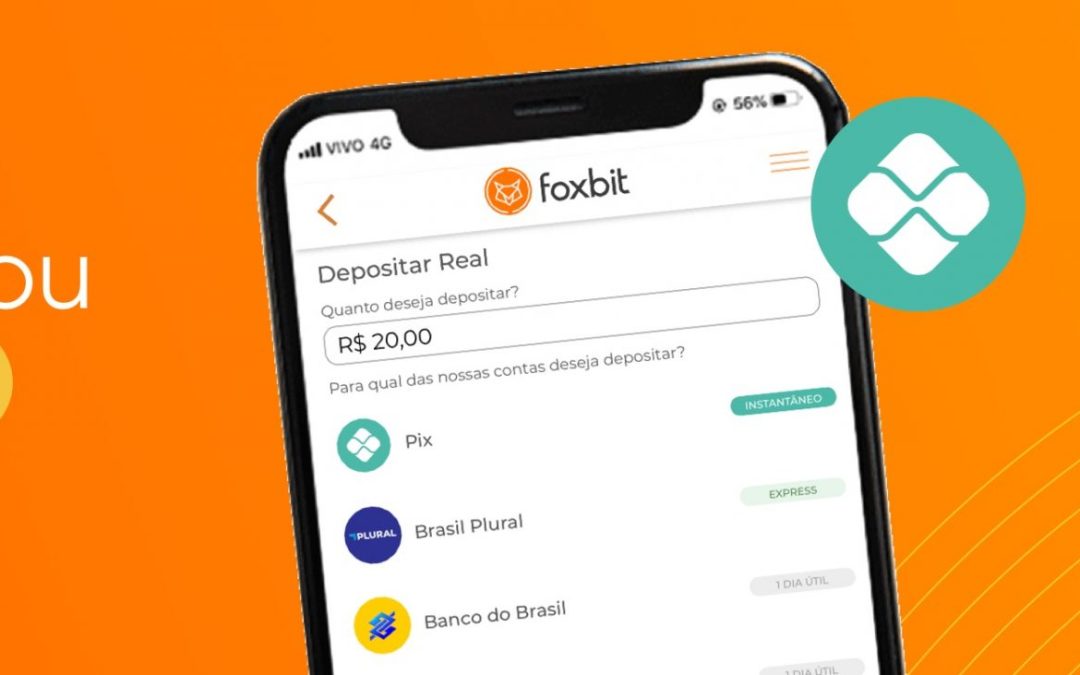 O Pix chegou na Foxbit com depósitos 24h todos os dias