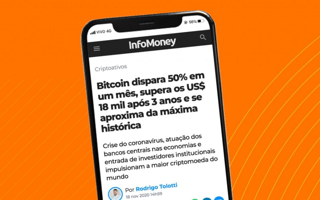 Bitcoin dispara 50% em um mês – Foxbit no InfoMoney