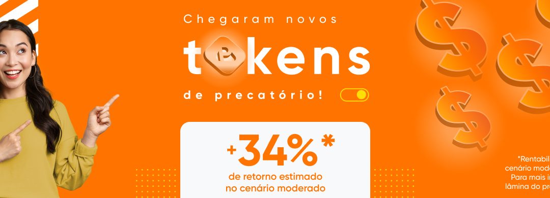 Novos tokens de precatório com investimento a partir de R$50.