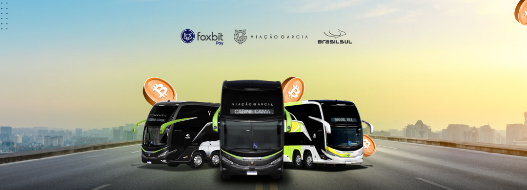 Pagar passagem rodoviária com cripto? No Grupo Garcia Brasil Sul você pode!