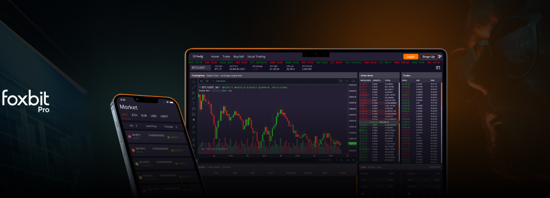 Foxbit Pro: a nova plataforma de alta performance para traders.