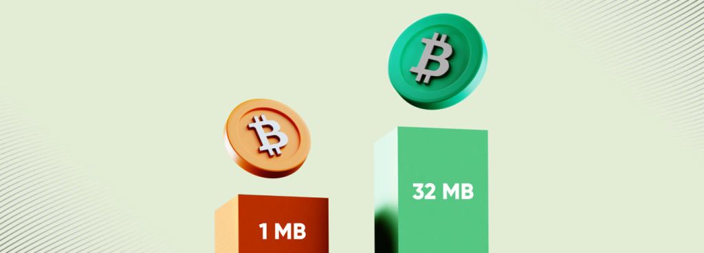 Diferença do tamanho de blocos entre BTC e BCH