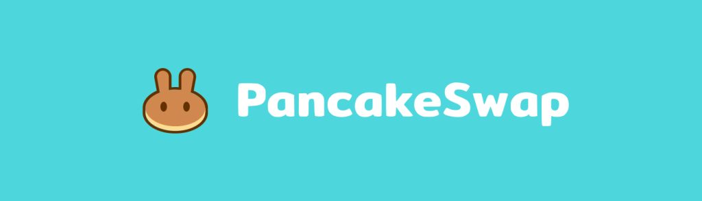 Banner com logo da PancakeSwap