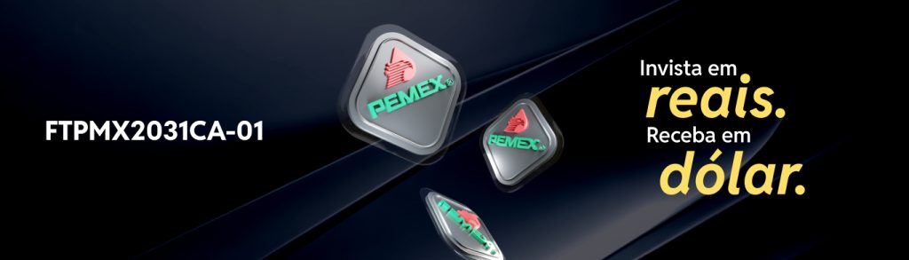 Invista em reais. Receba em dólar.